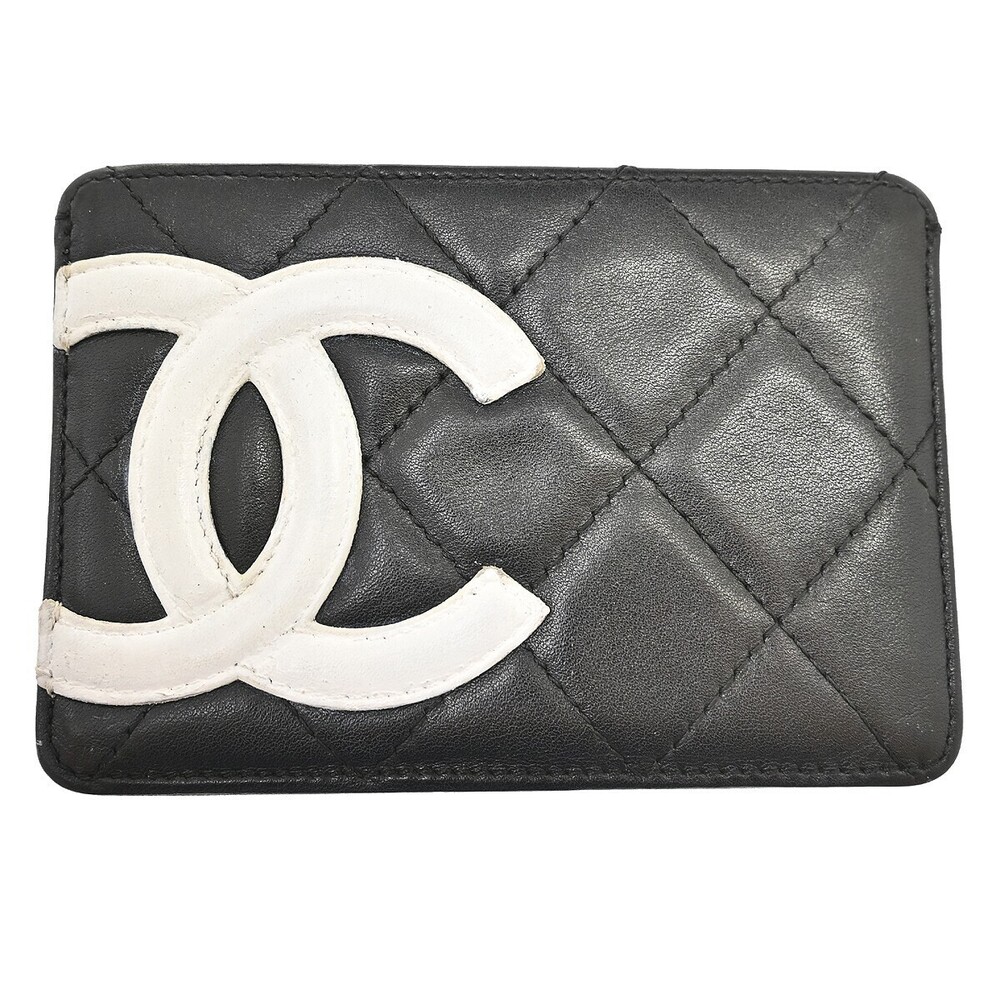 Chanel Cambon Card Holder Quilted Lambskin